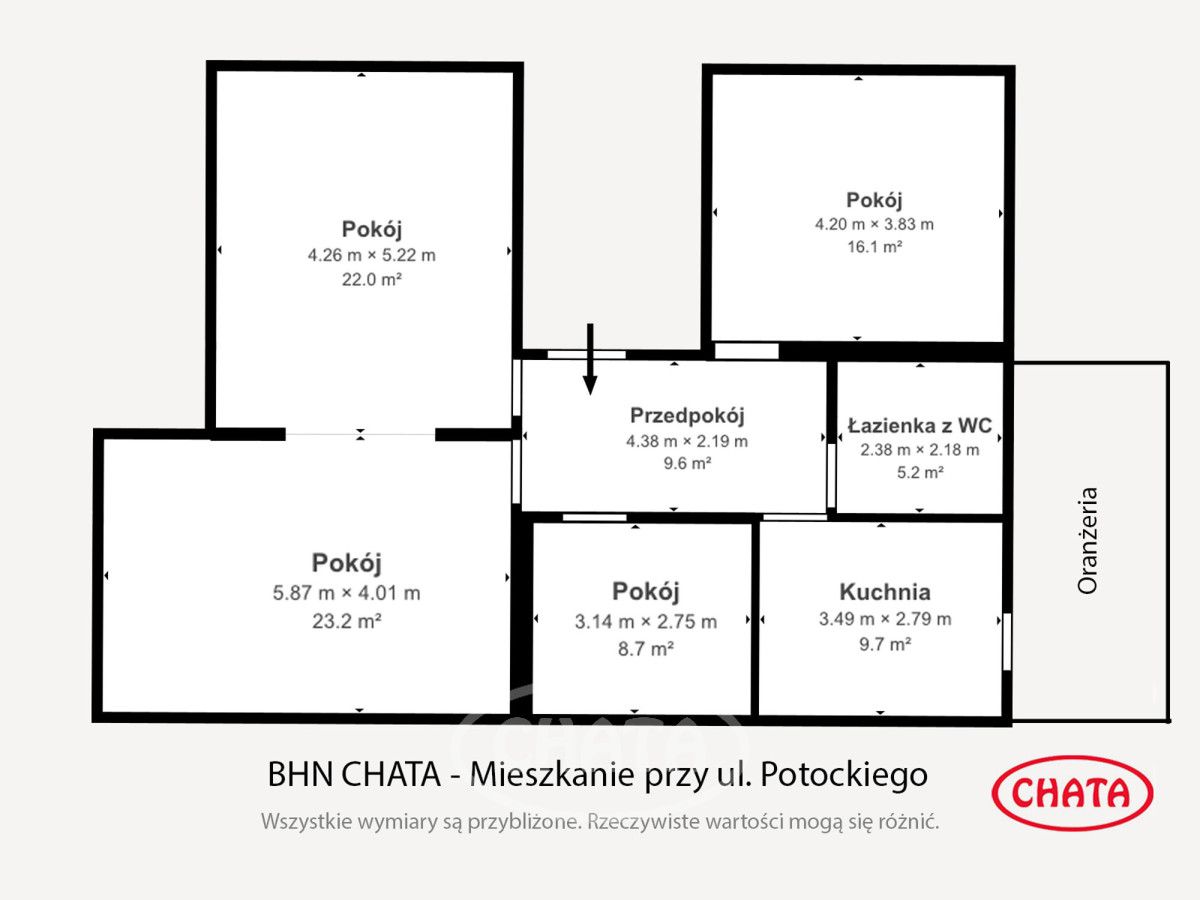 Mieszkanie 4-pokojowe Wrocław Karłowice, ul. Wacława Potockiego. Zdjęcie 27