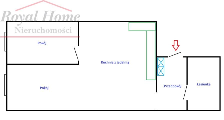 Mieszkanie 2-pokojowe Świdnica, ul. Kazimierza Pułaskiego. Zdjęcie 16