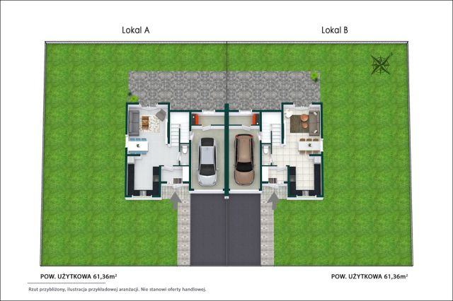 bliźniak, 4 pokoje Skrzeszew, ul. Polna. Zdjęcie 36