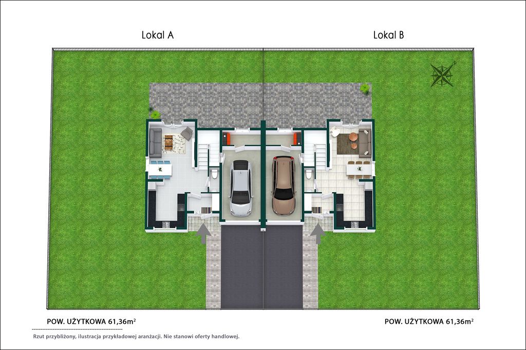 bliźniak, 4 pokoje Skrzeszew, ul. Polna. Zdjęcie 36