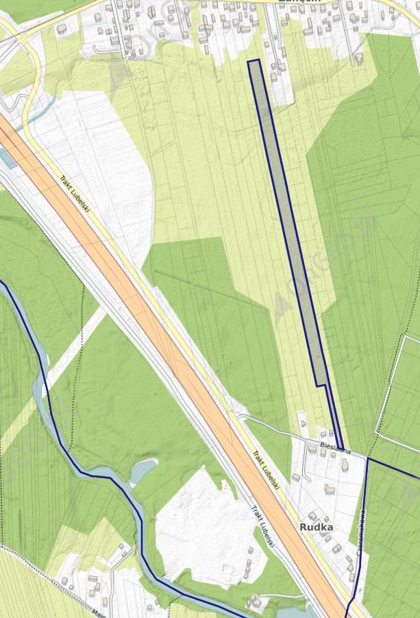 Działka inwestycyjna Żanęcin, Biesiadna. Zdjęcie 6