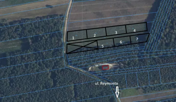 Działka budowlana Skórzec, ul. Władysława Reymonta