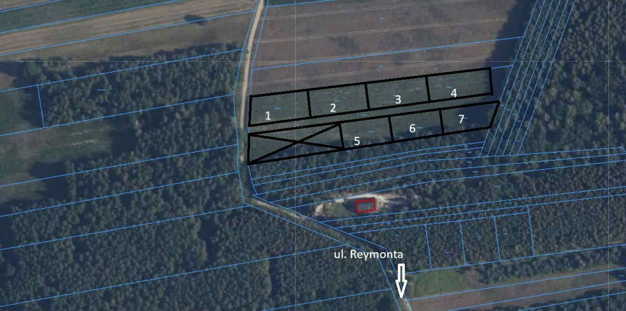 Działka budowlana Skórzec, ul. Władysława Reymonta