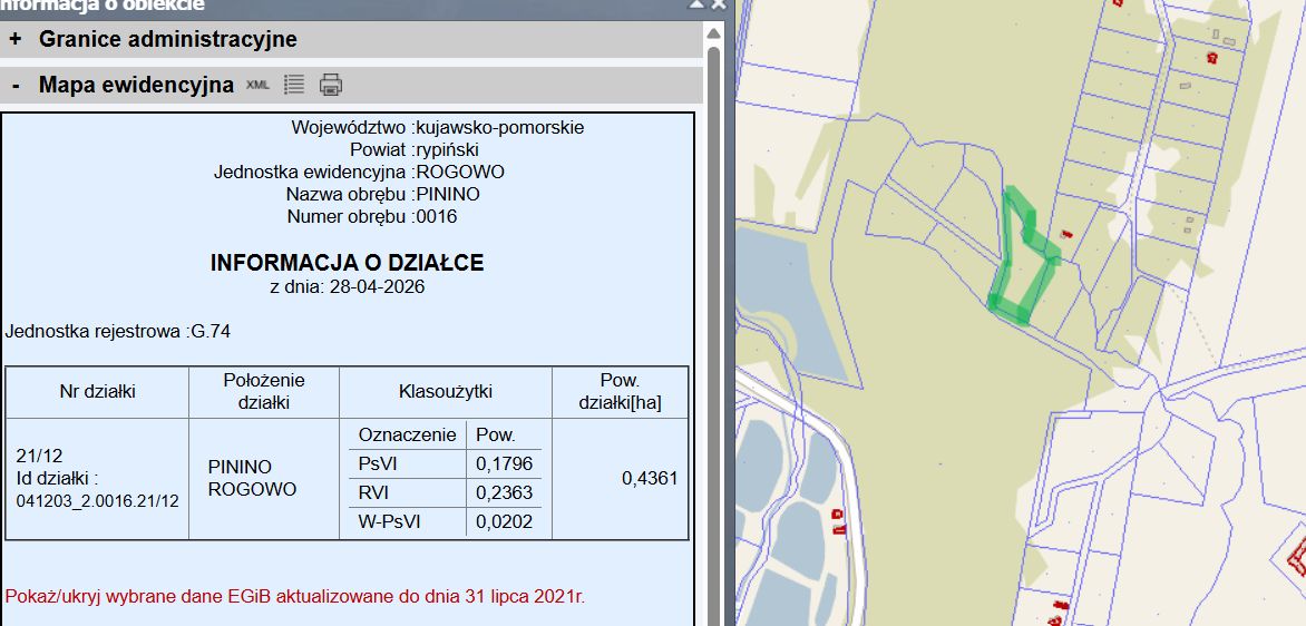 Działka rekreacyjna Pinino. Zdjęcie 3