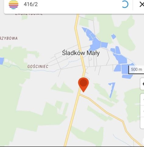 Działka budowlana Śladków Mały. Zdjęcie 1