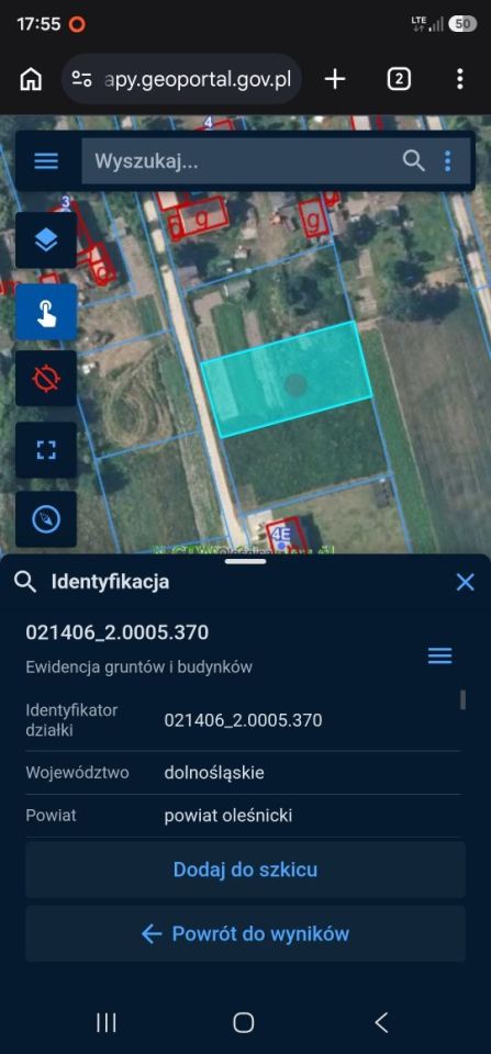 Działka budowlana Cieśle. Zdjęcie 2