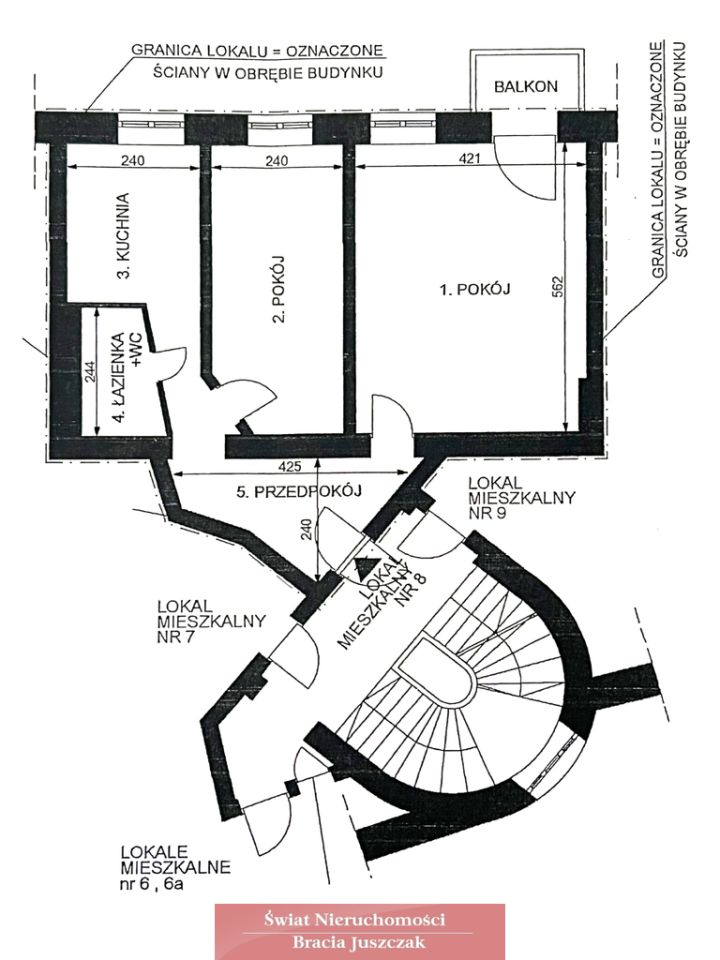 Mieszkanie 2-pokojowe Wrocław, ul. Jedności Narodowej. Zdjęcie 11