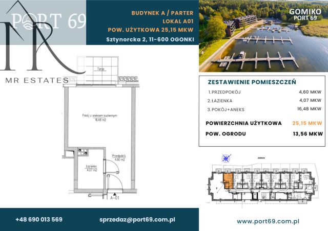 Mieszkanie 1-pokojowe Ogonki, ul. Sztynorcka. Zdjęcie 25