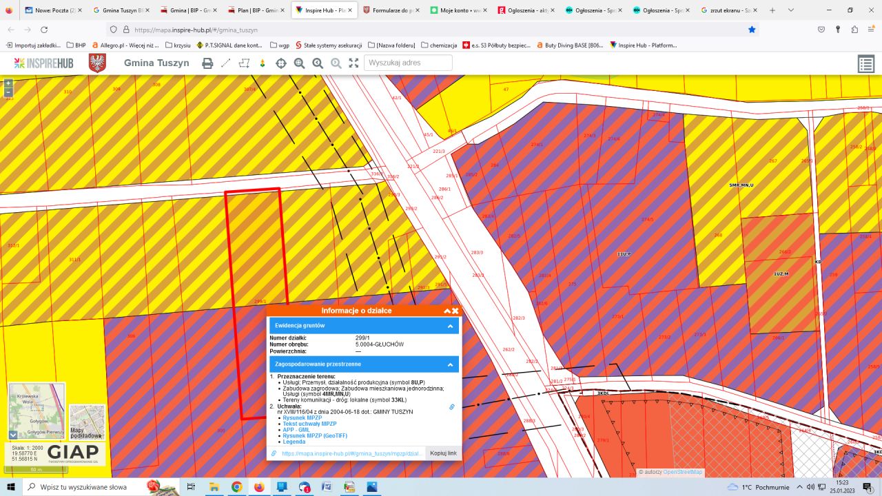 Działka inwestycyjna Głuchów, ul. Długa. Zdjęcie 2