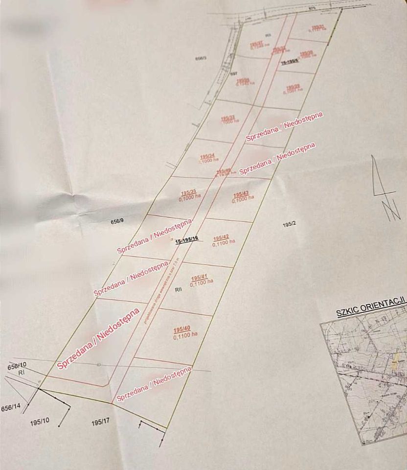 Działka budowlana Płoskie. Zdjęcie 2