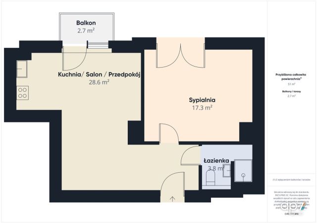 Mieszkanie 2-pokojowe Kraków Podgórze, ul. Krakowska. Zdjęcie 14