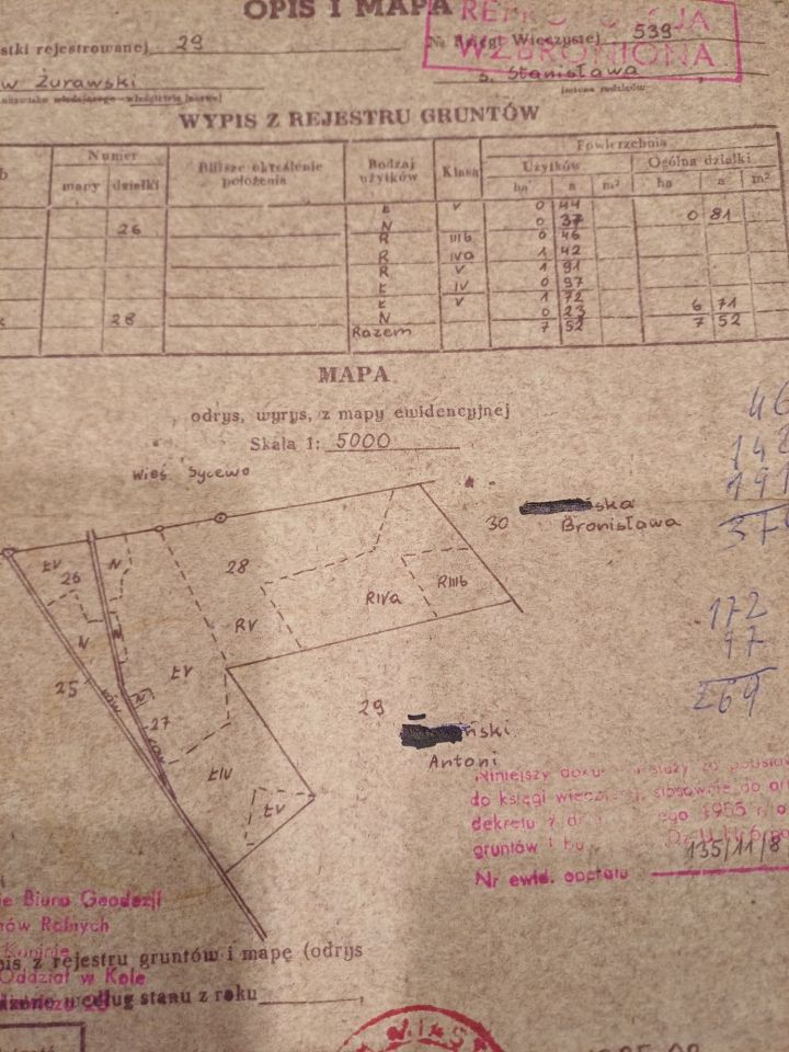Działka rolna Zakrzewek
