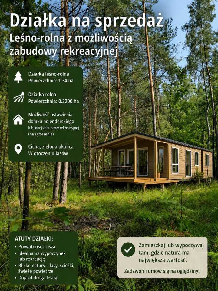 Działka leśna Owieczki. Zdjęcie 8