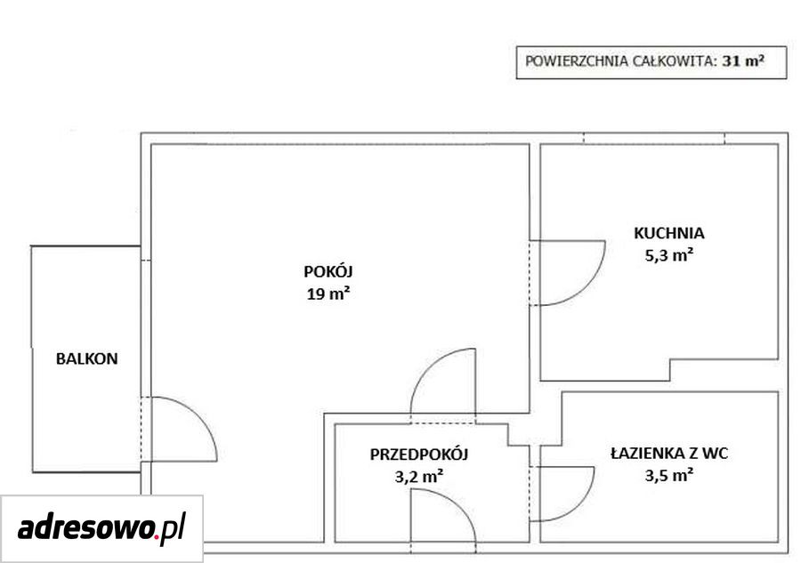 Mieszkanie 1-pokojowe Bydgoszcz Fordon, ul. Igrzyskowa. Zdjęcie 13