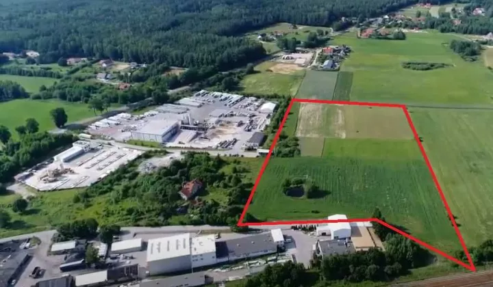 Działka inwestycyjna Barczewo