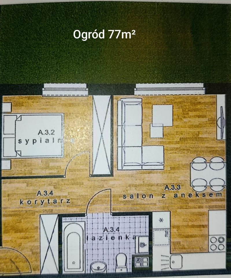 Mieszkanie 2-pokojowe Krzeptów, ul. Jagodowa. Zdjęcie 17