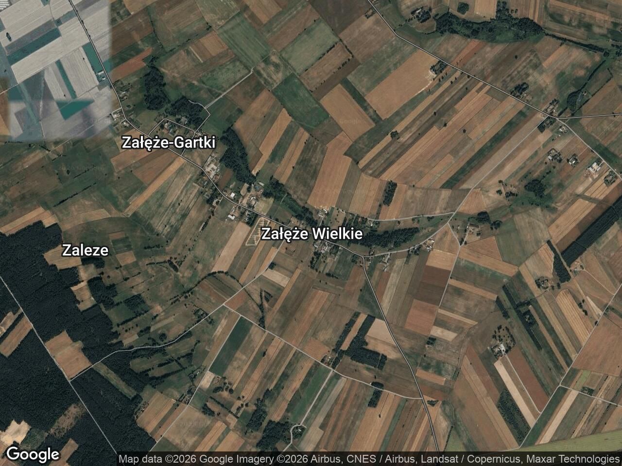 Działka rolna Załęże Wielkie. Zdjęcie 1