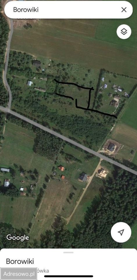 Działka rolno-budowlana Rafałówka Borowiki. Zdjęcie 3