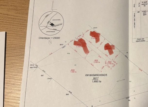 Działka budowlana Uwieliny. Zdjęcie 1