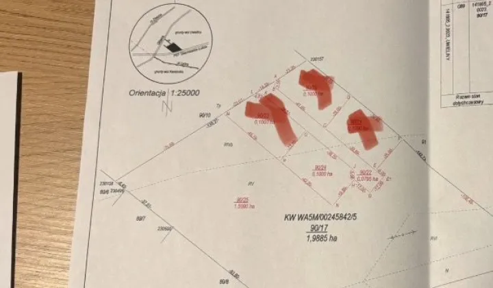 Działka budowlana Uwieliny