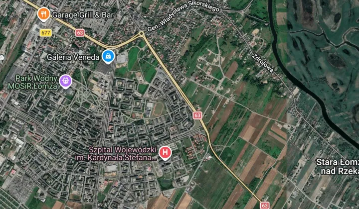 Mieszkanie 2-pokojowe Stara Łomża przy Szosie, Rycerska