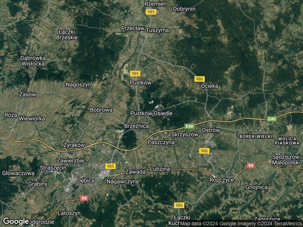 Działka rod Pustków-Osiedle