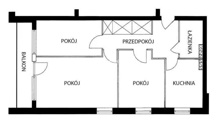 Mieszkanie 3-pokojowe Warszawa Ursus, ul. Mariana Keniga