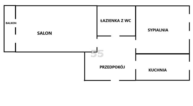 Mieszkanie 2-pokojowe Łódź, al. marsz. Edwarda Śmigłego-Rydza. Zdjęcie 12