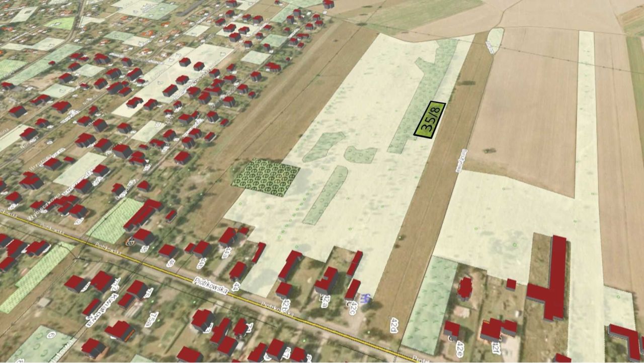 Działka budowlana Żakowice, ul. Piotrkowska. Zdjęcie 3