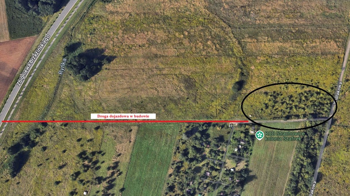 Działka inwestycyjna Wrocław Strachowice, ul. Widłakowa. Zdjęcie 2