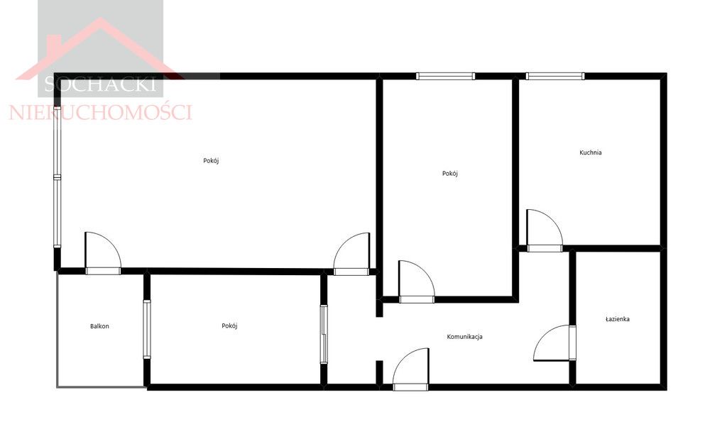 Mieszkanie 3-pokojowe Lubań, ul. Łużycka. Zdjęcie 8