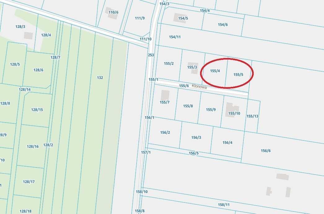 Działka budowlana Błogoszcz, ul. Klonowa. Zdjęcie 2