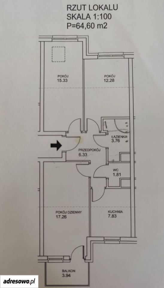 Mieszkanie 3-pokojowe Wrocław Maślice, ul. Potokowa. Zdjęcie 15