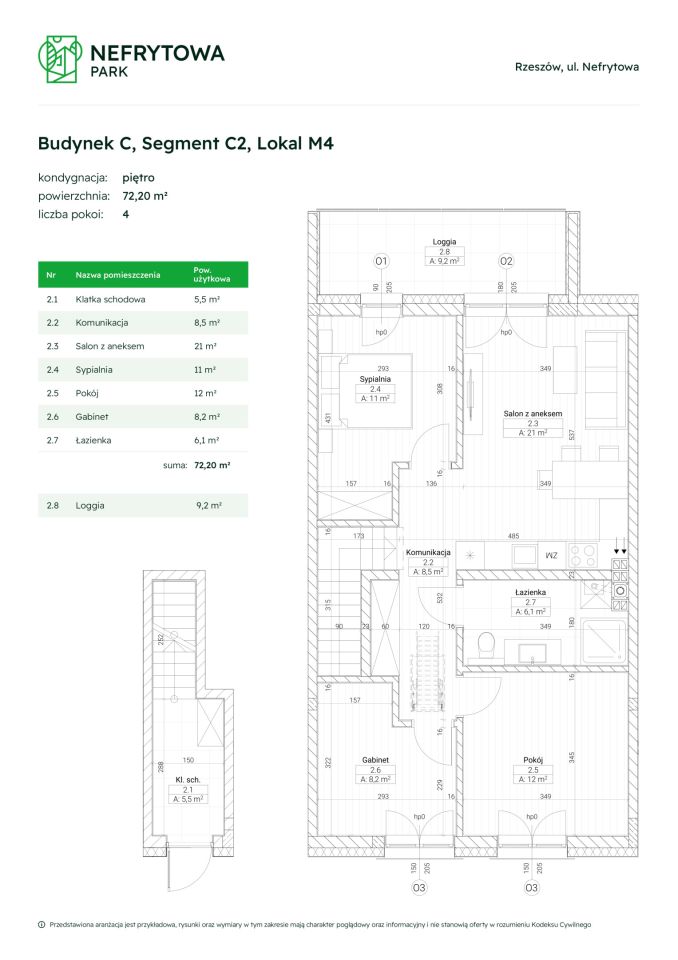 Mieszkanie 4-pokojowe Rzeszów Załęże, ul. Nefrytowa. Zdjęcie 21