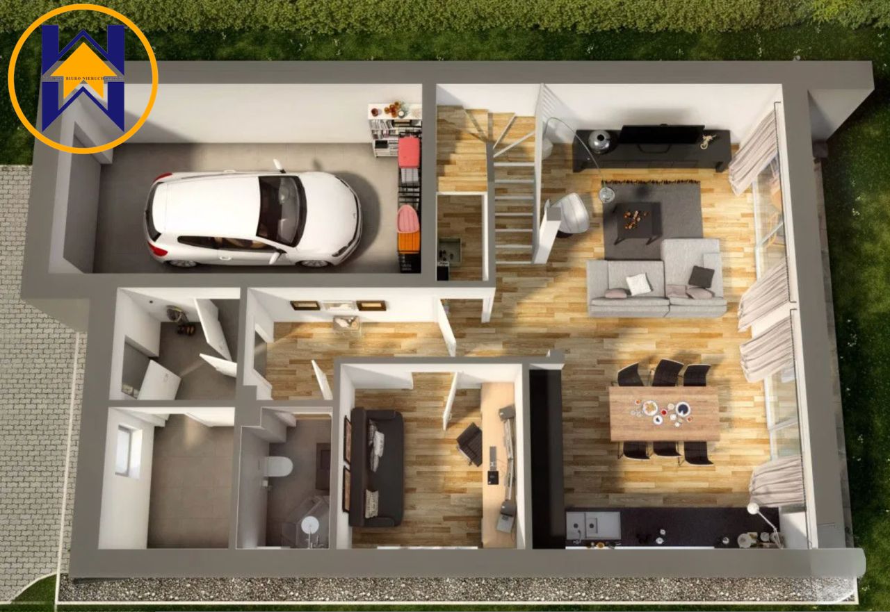 dom wolnostojący, 5 pokoi Włosań, ul. Łobzowska. Zdjęcie 20