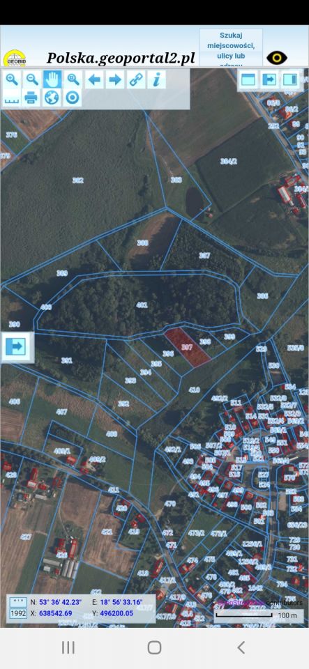 Działka rolna Gardeja, ul. Wodna. Zdjęcie 4