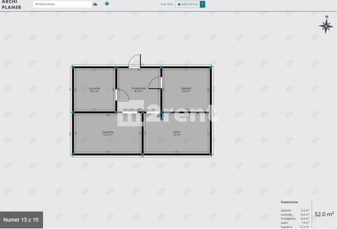 Mieszkanie 3-pokojowe Łódź Polesie, ul. Walerego Wróblewskiego. Zdjęcie 12