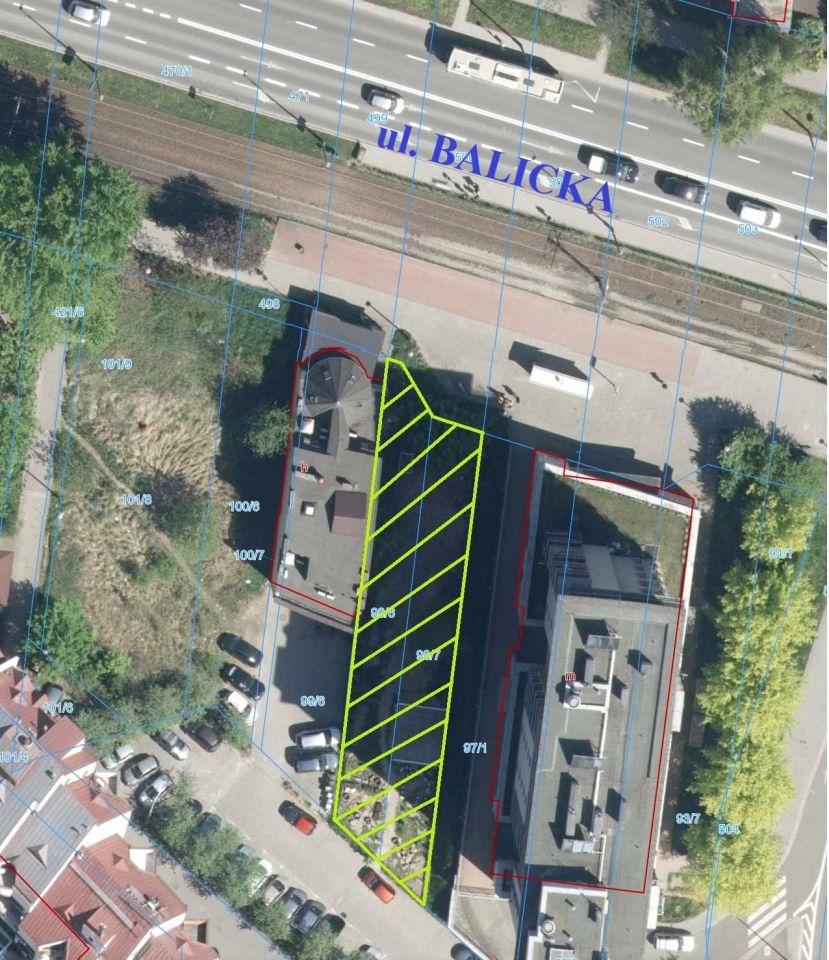 Działka inwestycyjna Kraków Krowodrza, ul. Balicka. Zdjęcie 9