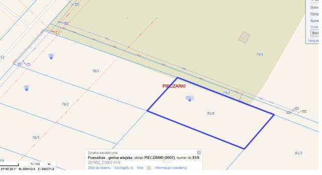 Działka budowlana Pieczarki. Zdjęcie 2