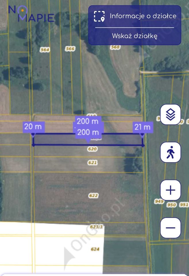 Działka rolna Białki Dolne. Zdjęcie 2