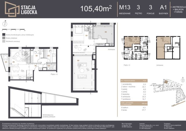 Mieszkanie 5-pokojowe Katowice Ligota, ul. Ligocka. Zdjęcie 14