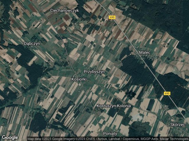 Działka rolna Przybyszyn. Zdjęcie 1