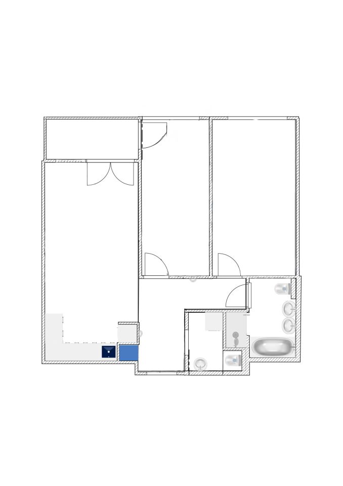 Mieszkanie 3-pokojowe Gdynia Śródmieście, ul. Obrońców Wybrzeża. Zdjęcie 43