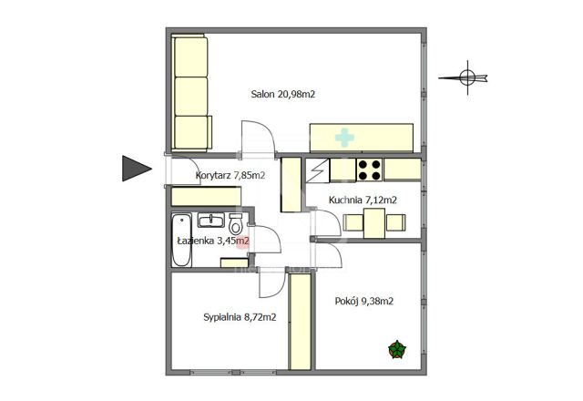 Mieszkanie 3-pokojowe Warszawa Wola, ul. Pereca. Zdjęcie 17