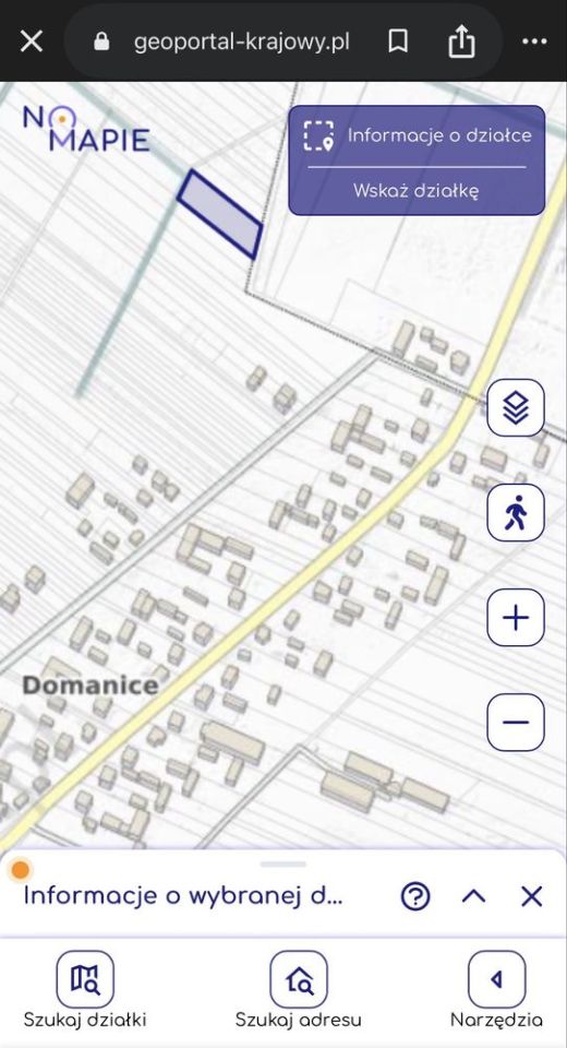 Działka rolno-budowlana Domanice. Zdjęcie 3