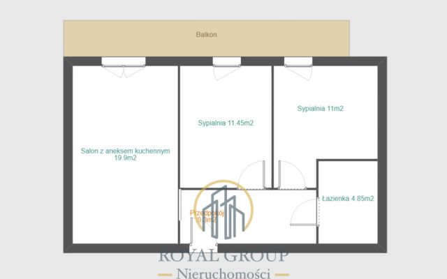 Mieszkanie 3-pokojowe Lublin Dziesiąta, ul. Obrońców Lublina. Zdjęcie 10