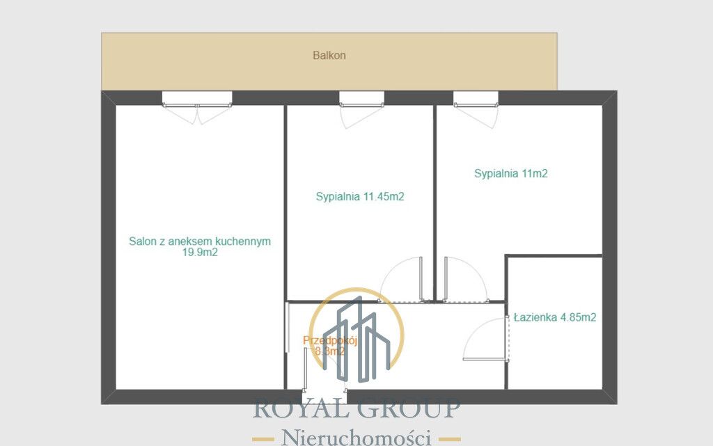 Mieszkanie 3-pokojowe Lublin Dziesiąta, ul. Obrońców Lublina. Zdjęcie 10