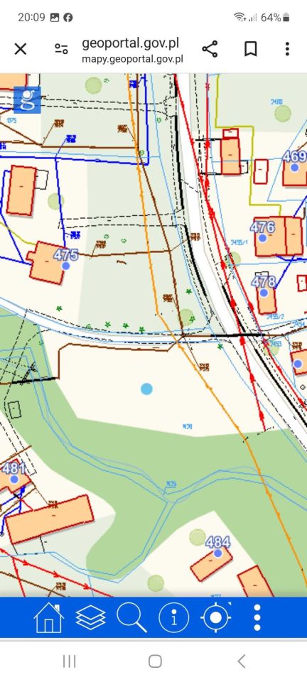 Działka budowlana Gnojnica. Zdjęcie 3