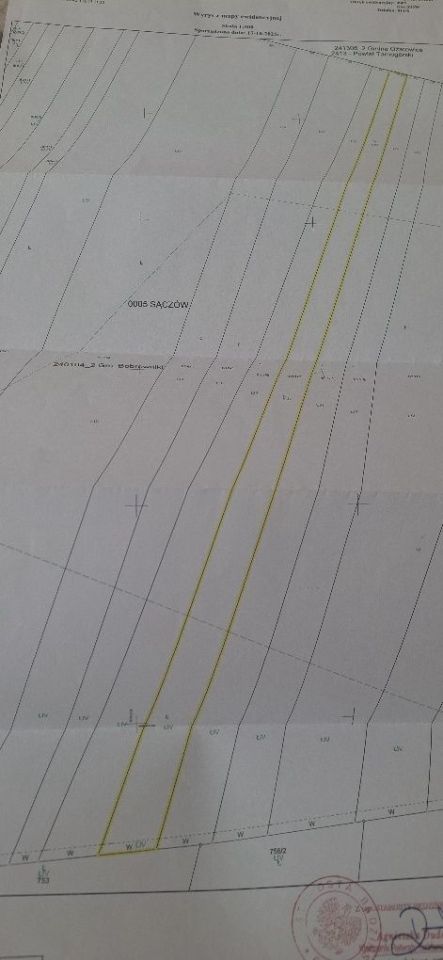 Działka rolna Sączów