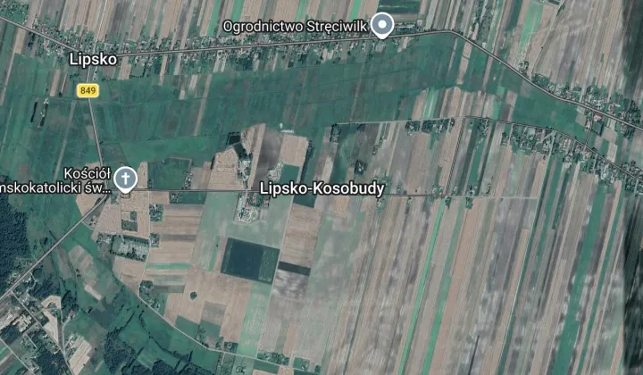 Działka rolna Lipsko-Kosobudy